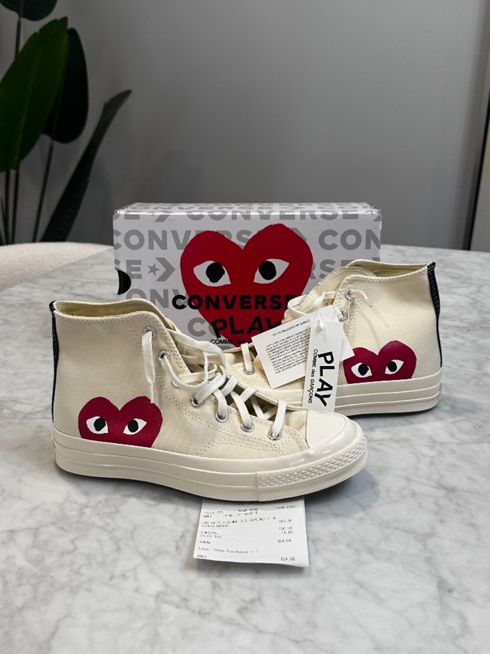 New Converse Play Comme des garçons shoes M6/W8/Eur39